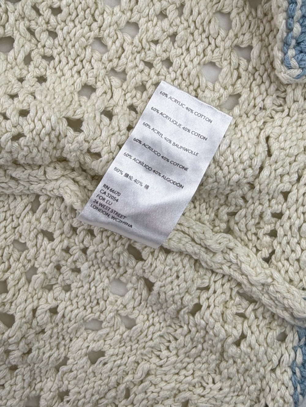 Free People Santa Cruz Club Shirt Crochet Button Down XS - Picture 10 of 13